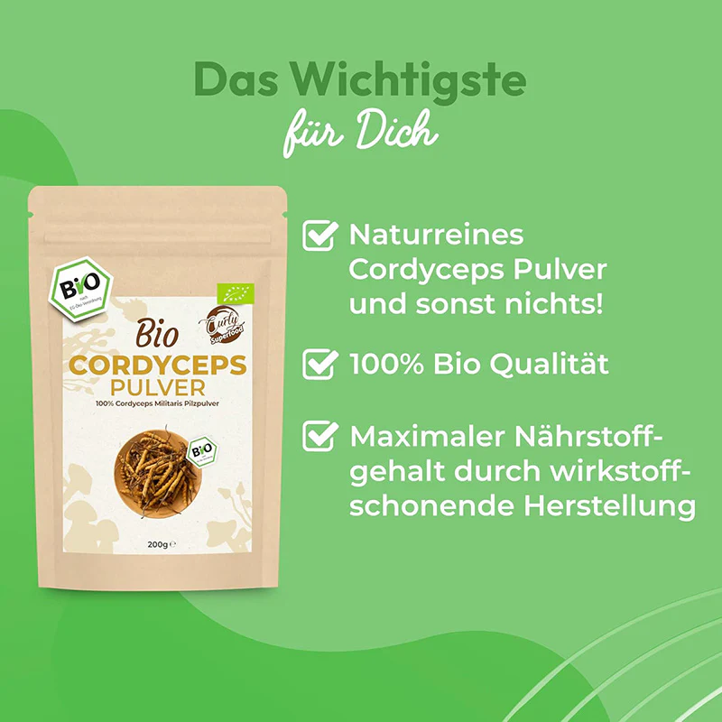 Bio Cordyceps Militaris Pulver - Image 3