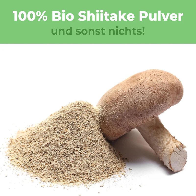 Bio Shiitake Pulver 250g – Premiumqualität für dein Wohlbefinden und deinen Genuss - Image 3