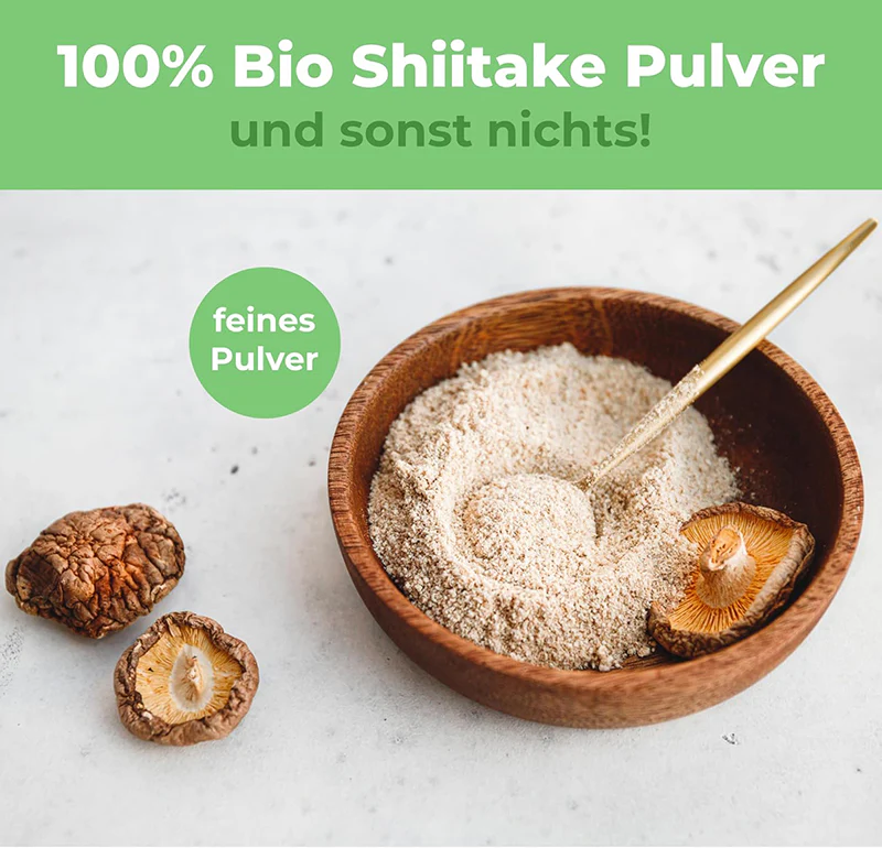 Bio Shiitake Pulver 250g – Premiumqualität für dein Wohlbefinden und deinen Genuss - Image 4