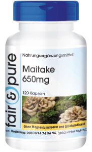 Maitake Vitalpilz Kapseln 650mg | 120 Stück - Image 3
